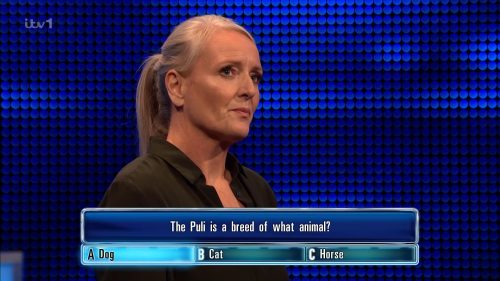 Sonja McLaughlan on The Chase Celebrity Special