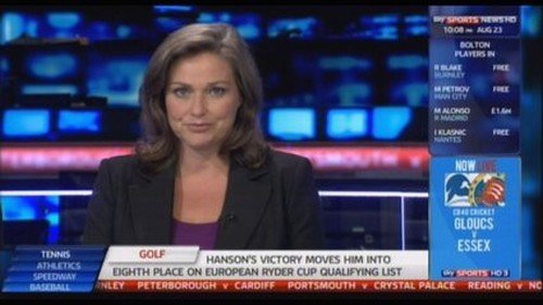 Clare Tomlinson Sky Sports News Presenter 2