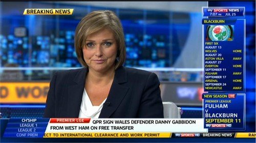 Clare Tomlinson Sky Sports News Presenter 5