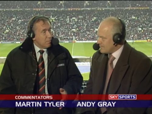 Martin Tyler and Andy Gray on Sky Sports