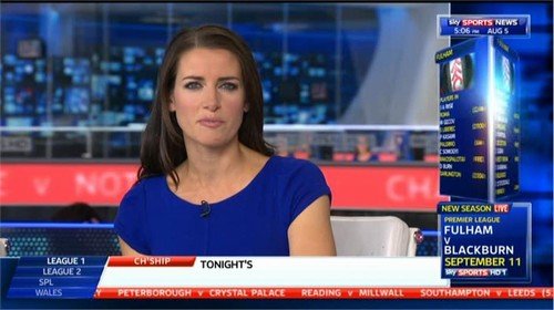 Kirsty Gallacher Sky Sports News Presenter