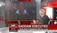 Saddam Executed 2006 - Brian Hanrahan and Annita McVeigh for BBC News Channel (3)
