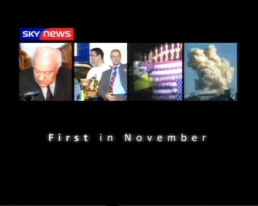 First in November – Sky News Promo 2003