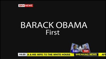 First For Obama – Sky News Promo 2008