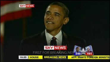 sky news promo first for obama