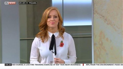 Sarah-Jane Mee to return to Sky News following maternity leave