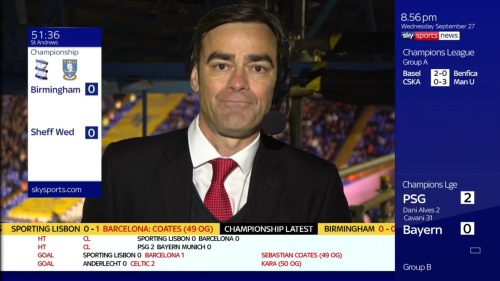 Guy Havord Sky Sports Football Reporter