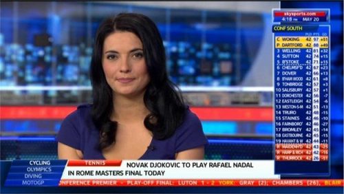 Natalie Sawyer Sky Sports News Presenter