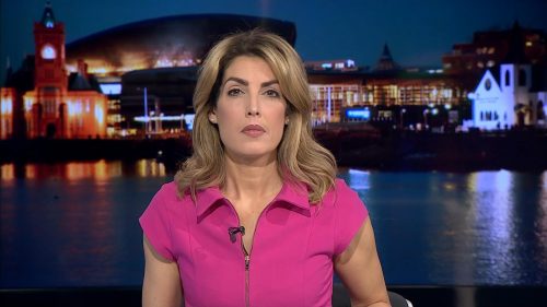 Andrea Byrne on ITV Wales at Six 1