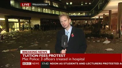 student protests bbc