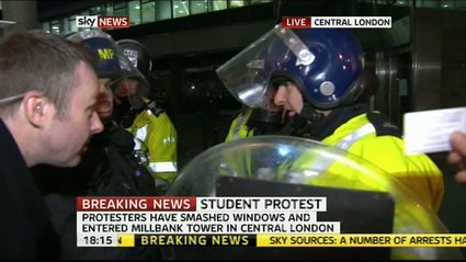 student protests sky news