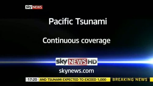 Japan Tsunami – Sky News Promo 2011