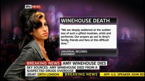 amy winehouse dead sky news