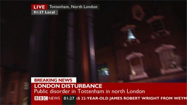 Tottenham Riot Andy Moore BBC