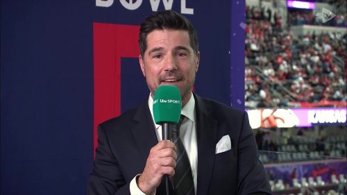 Craig Doyle at Super Bowl 58 on ITV
