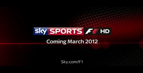 Sky Sports F1 HD launching on 22nd March 2012