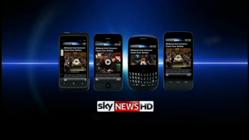 Mobile Applications – Sky News Promo 2012