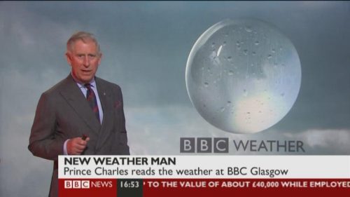 BBC News Weather with Prince Charles