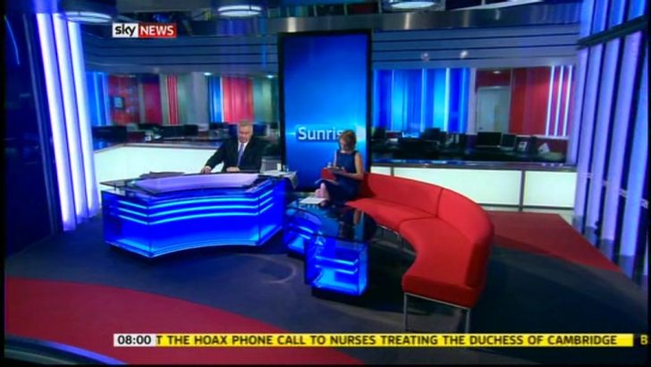 A new set for Sky News Sunrise