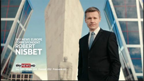 Robert Nisbet, Europe Correspondent – Sky News Promo 2013
