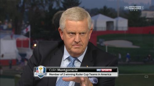Colin Montgomerie Sky Sports Golf