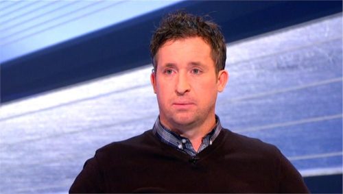 Images of Robbie Fowler on BBC Match of the Day