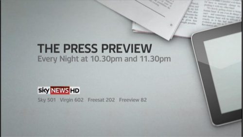 Sky News Promo  Press Preview