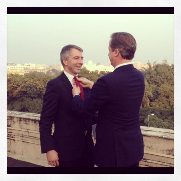 Joey Jones and PM David Cameron