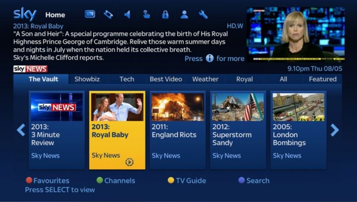 Sky News launches its Catch Up TV Service on Sky’s On Demand