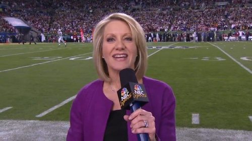 Andrea Kremer NFL on NBC Sildeline Reporter