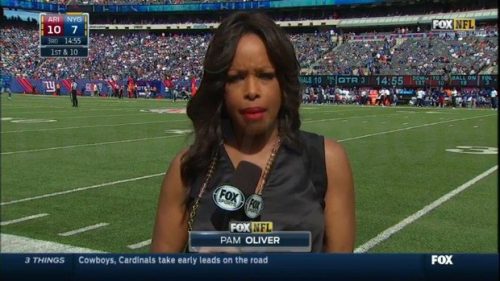 Pam Oliver NFL on FOX Sideline Reporter