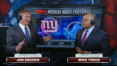 Mike Tirico NFL on ESPN Commentator