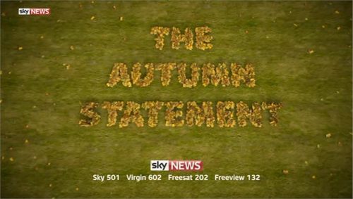 Sky News Promo  The Autumn Statement