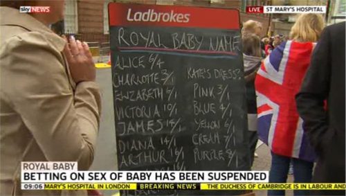 Sky News Royal Baby II a