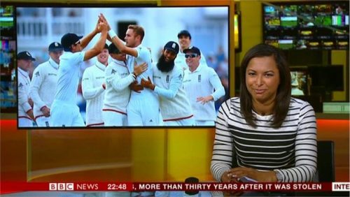 Natalie Lindo BBC Sport News Presenter
