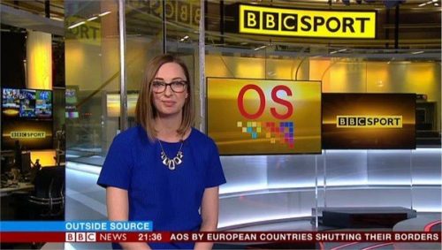 Sarah Walton BBC News Sports Presenter Image