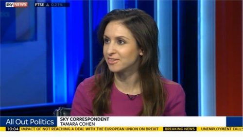 Tamara Cohen Images Sky News