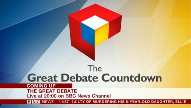 EU Referendum: The Great Debate – Live on BBC One, BBC News Channel