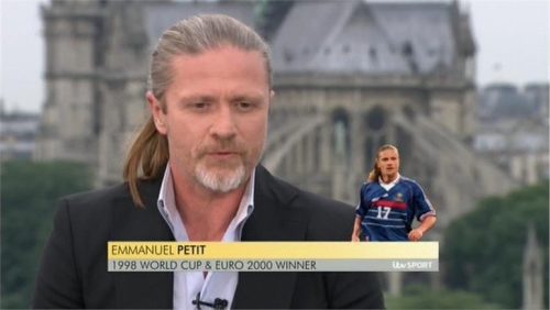 Emmanuel Petit ITV Euro  Pundit