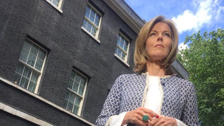 Mary Nightingale in Downing Street e