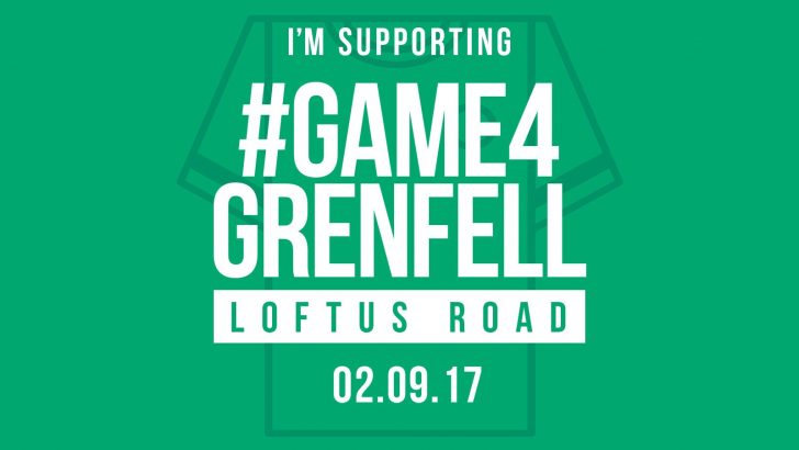 Sky to broadcast QPR's #Game4Grenfell charity football match