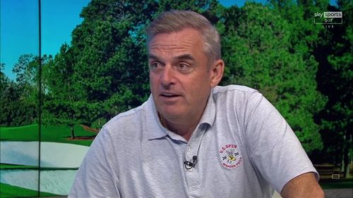 Paul McGinley Sky Sports Golf Pundit