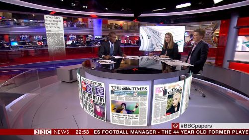 BBC NEWS HD The Papers