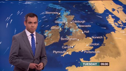 Ben Rich BBC Weather Presenter