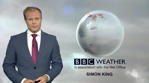 Simon King BBC Weather Presenter