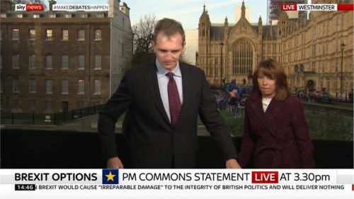 David Davies MP exits Sky News debate early