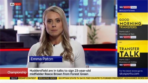 Emma Paton Sky Sports News Presenter