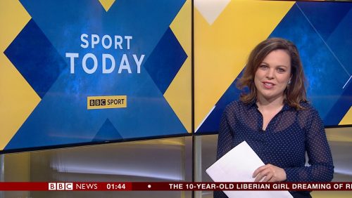 Sarah Mulkerrins BBC Sport Presenter