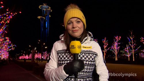 Sarah Mulkerrins BBC Winter Olympics