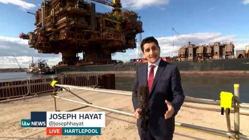 Joseph Hayat ITV Regional News presenter